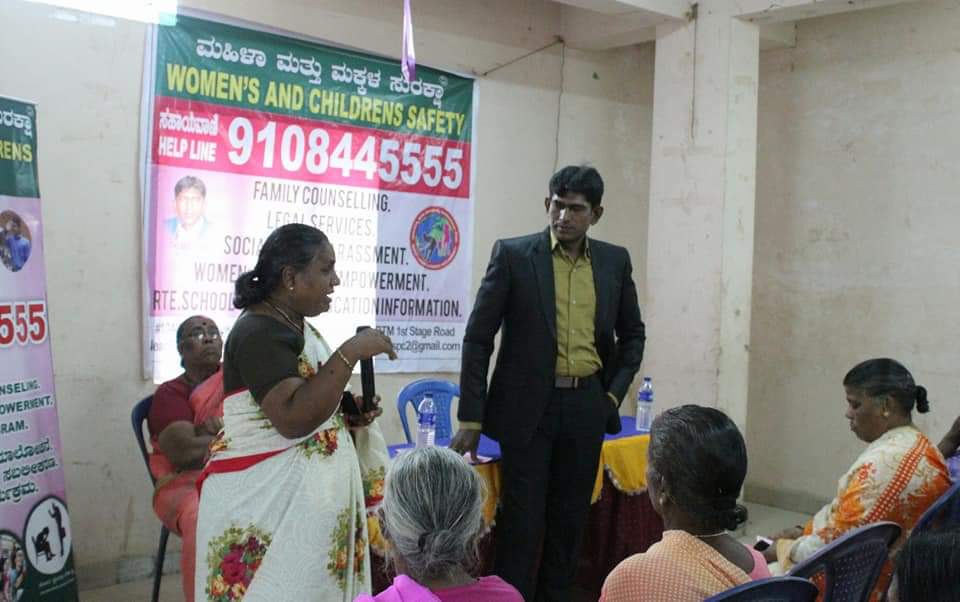 Aashraya community support and safety initiatives